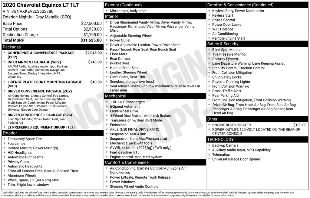 Thumbnail: 2020 Chevrolet Equinox - 18