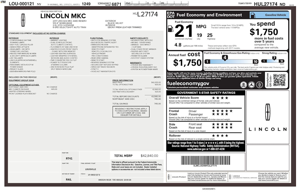Thumbnail: 2017 Lincoln MKC - 11