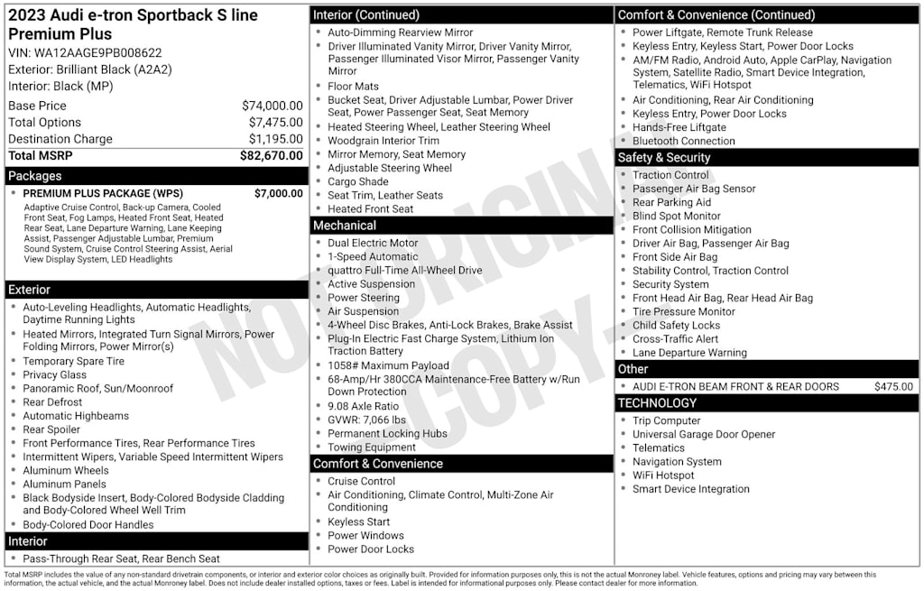 Thumbnail: 2023 Audi e-tron - 11