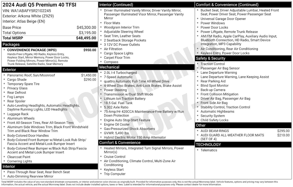 2024 Audi Q5 Premium 13