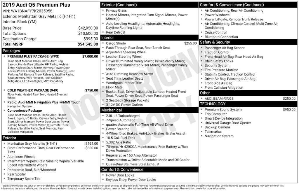 Thumbnail: 2019 Audi Q5 - 13