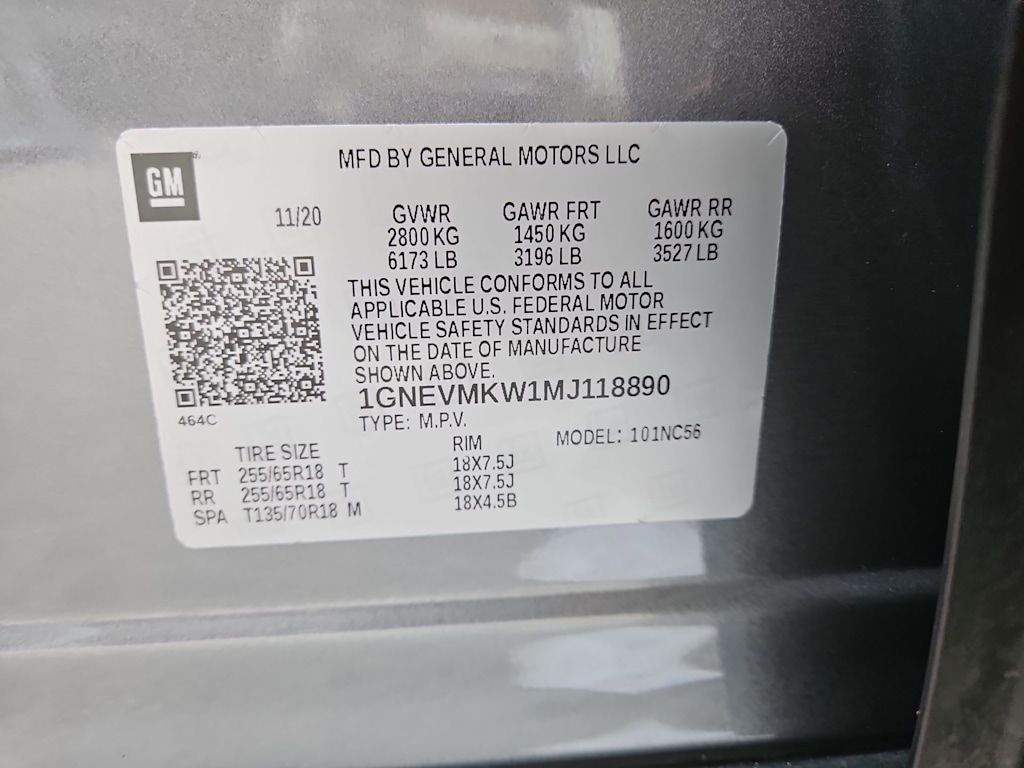 Thumbnail: 2021 Chevrolet Traverse - 19