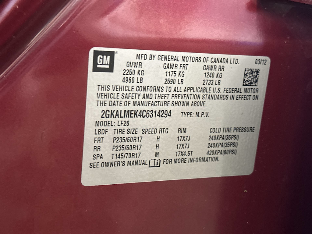 Thumbnail: 2012 GMC Terrain - 19