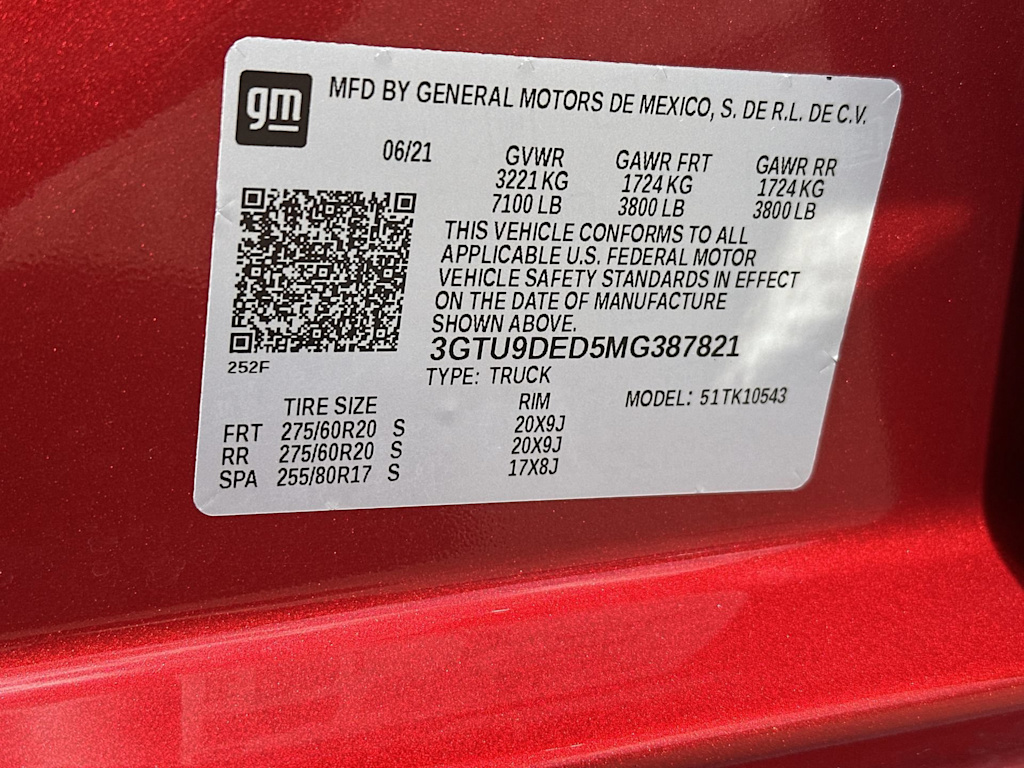 Thumbnail: 2021 GMC Sierra 1500 - 19