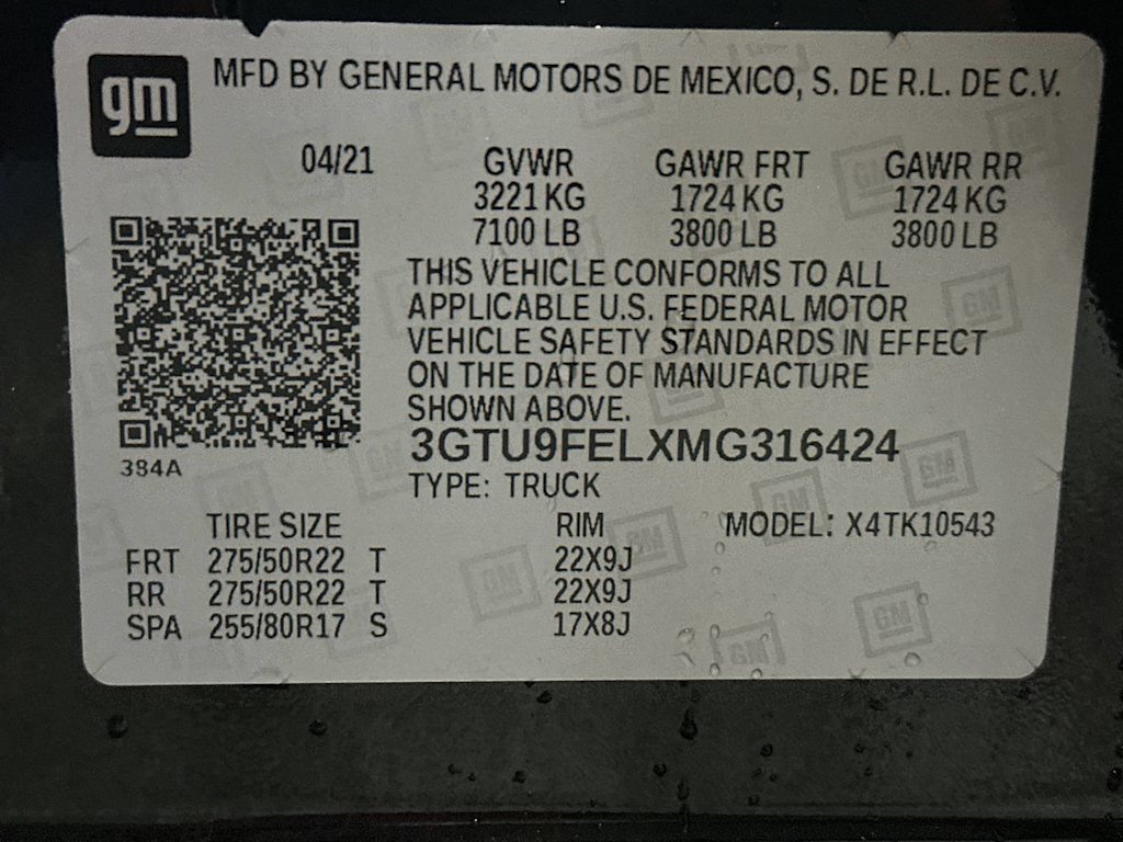 Thumbnail: 2021 GMC Sierra 1500 - 18