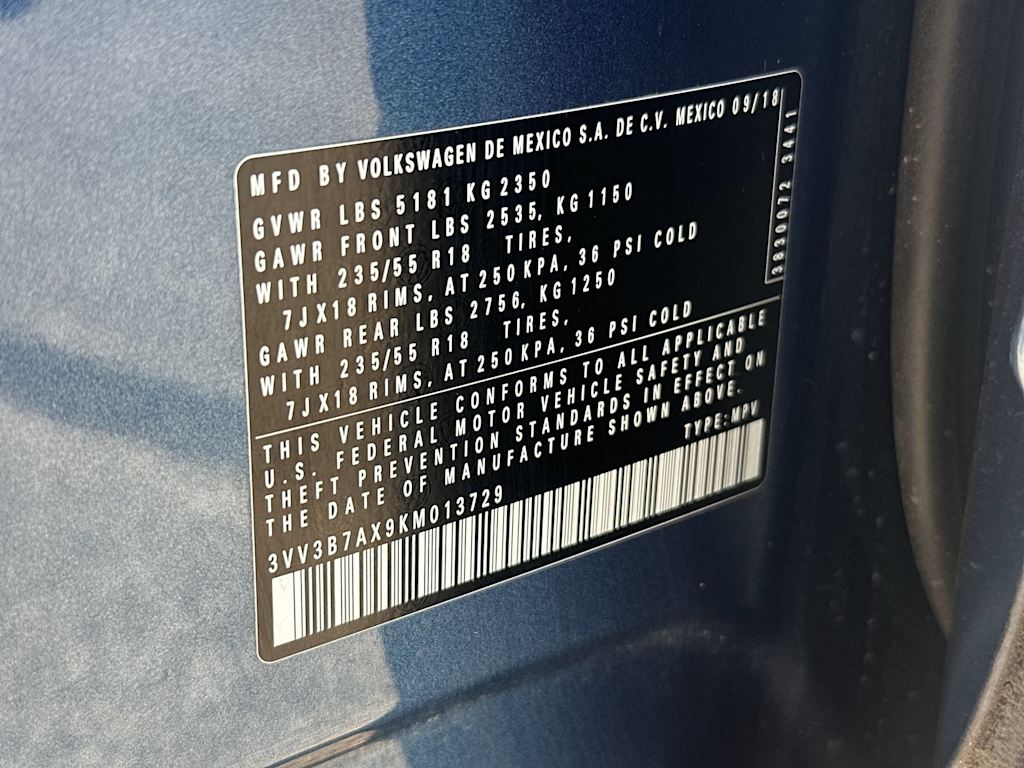 Thumbnail: 2019 Volkswagen Tiguan - 19