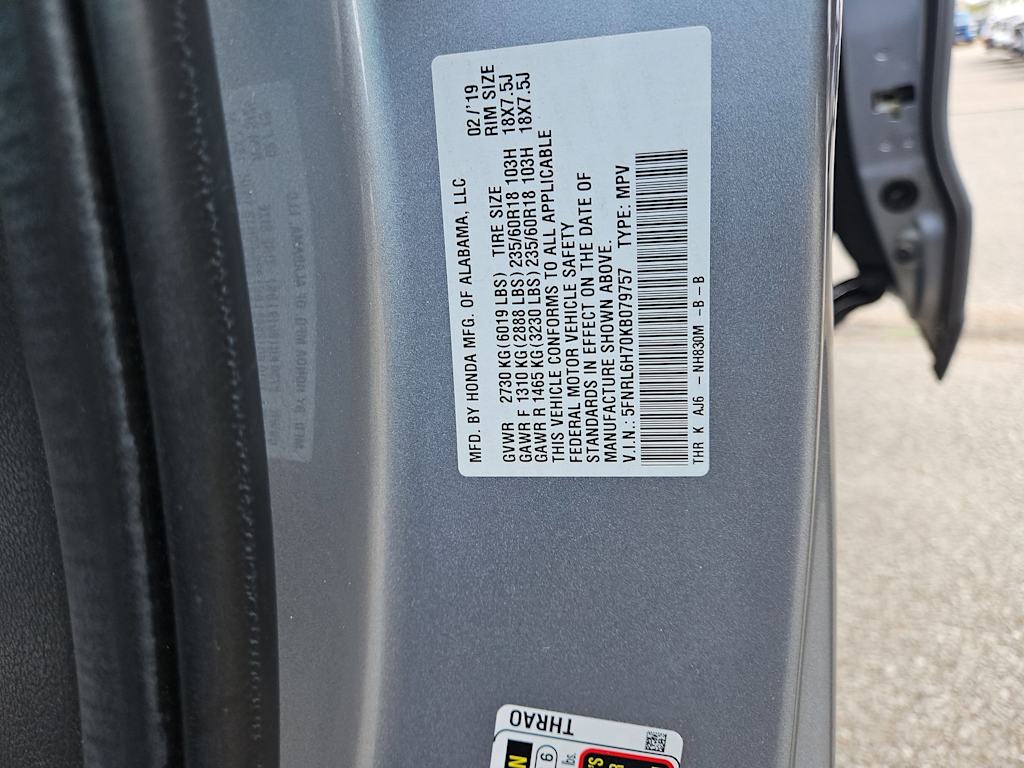 Thumbnail: 2019 Honda Odyssey - 18