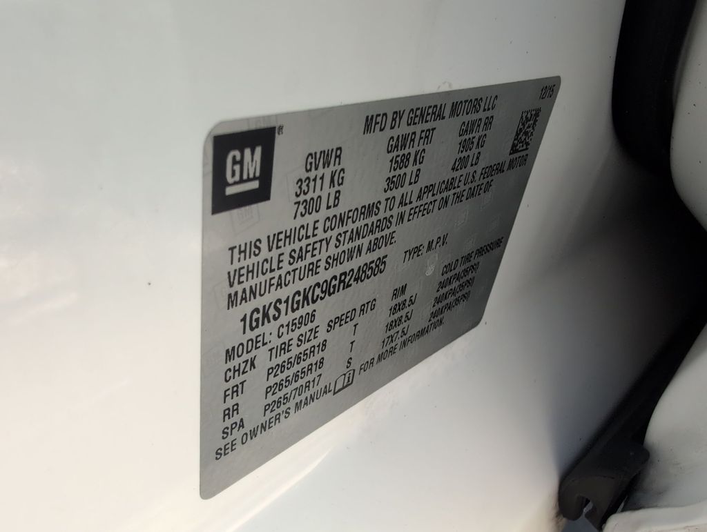 Thumbnail: 2016 GMC Yukon XL - 16