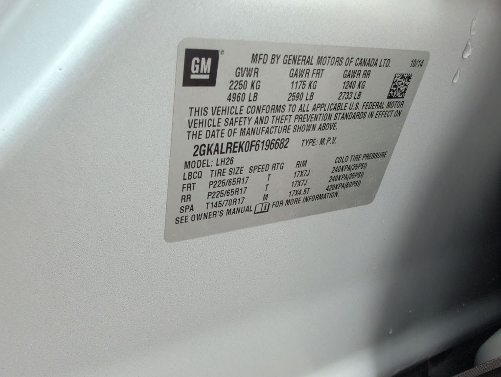 Thumbnail: 2015 GMC Terrain - 19
