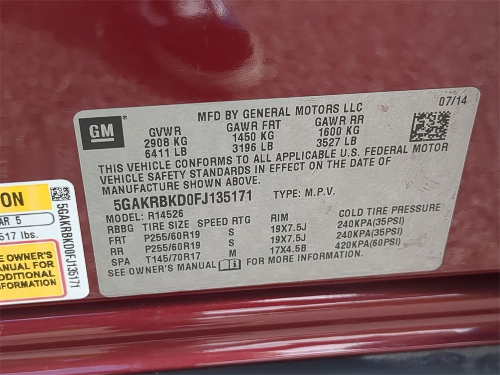 2015 Buick Enclave Leather Group 19