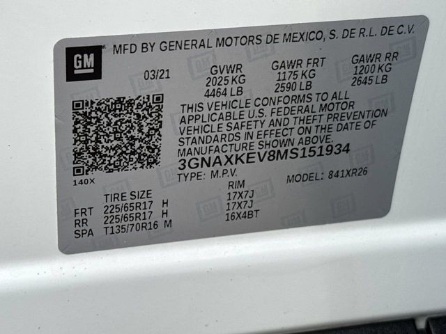 Thumbnail: 2021 Chevrolet Equinox - 18
