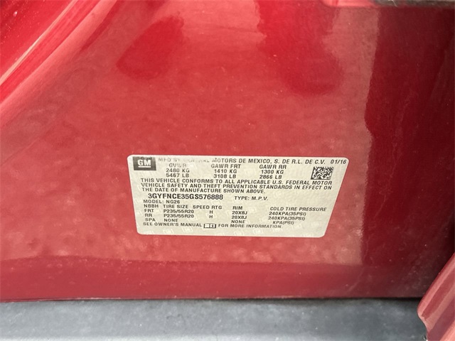 Thumbnail: 2016 Cadillac SRX - 16