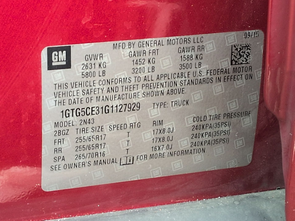 Thumbnail: 2016 GMC Canyon - 17