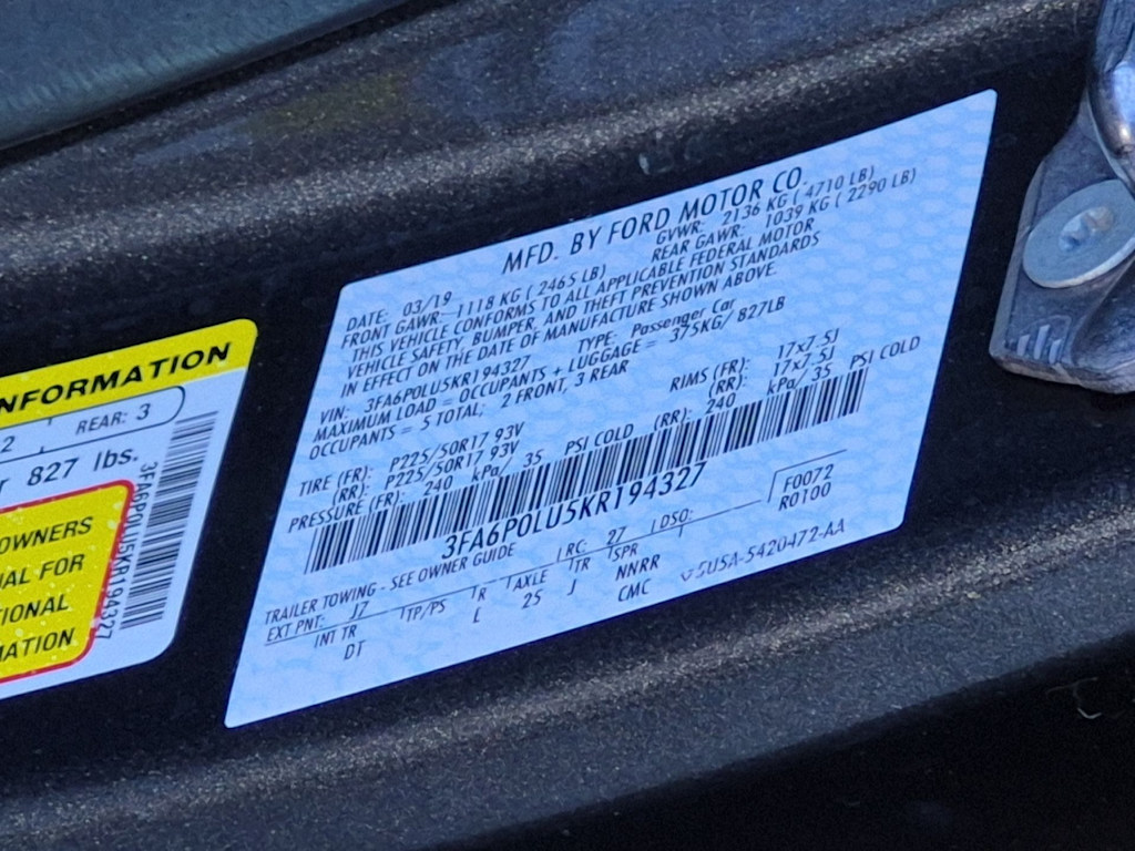 Thumbnail: 2019 Ford Fusion - 17