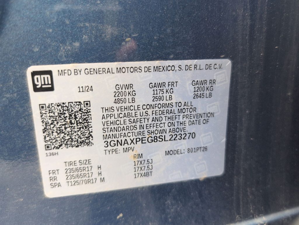 Thumbnail: 2025 Chevrolet Equinox - 17
