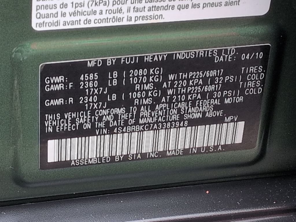 Thumbnail: 2010 Subaru Outback - 19