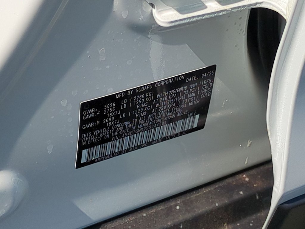 2025 Subaru Outback Limited 16