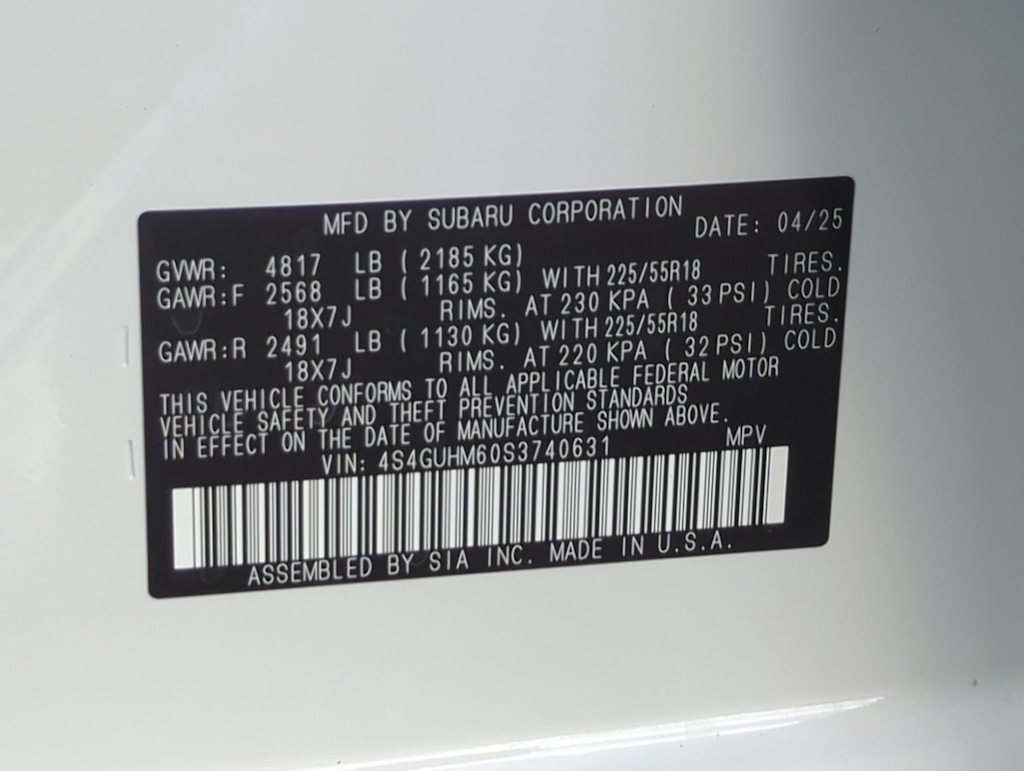 2025 Subaru Crosstrek Limited 15