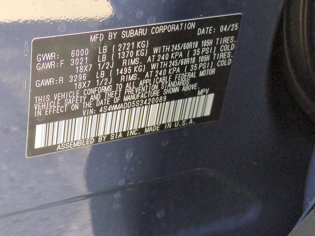 2025 Subaru Ascent Premium 16
