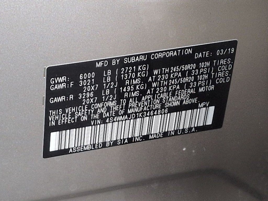 Thumbnail: 2019 Subaru Ascent - 18