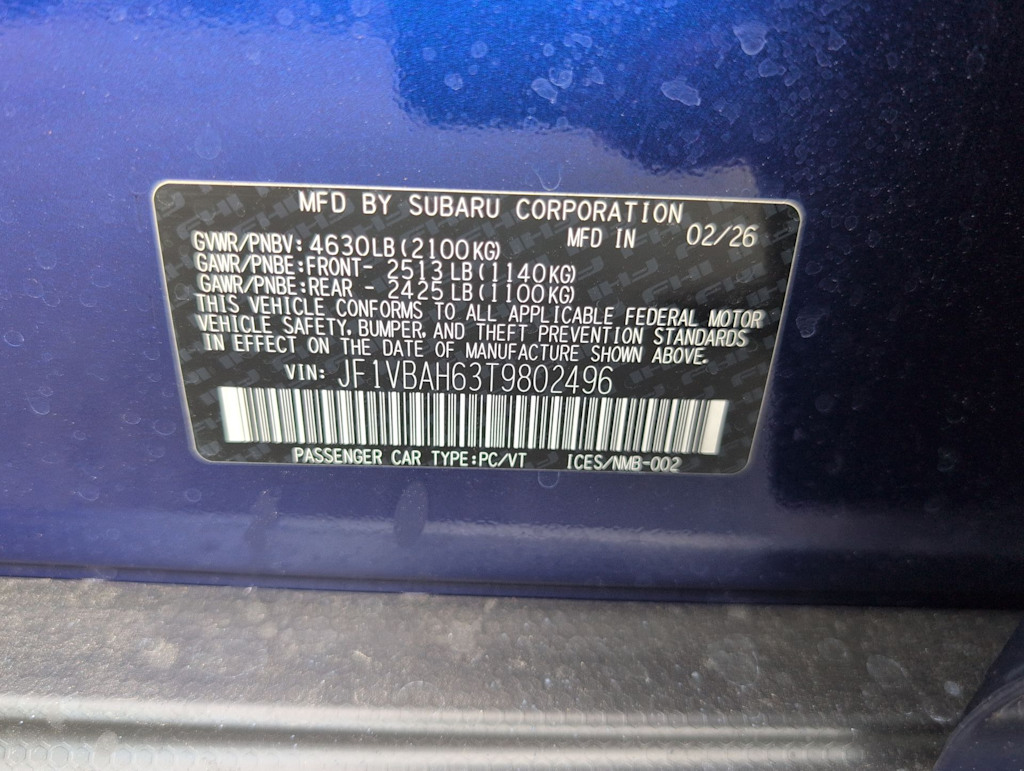 Thumbnail: 2026 Subaru WRX - 18