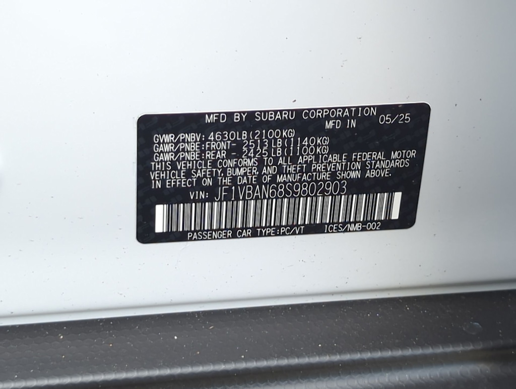 Thumbnail: 2025 Subaru WRX - 19