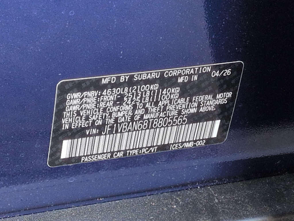 Thumbnail: 2026 Subaru WRX - 20