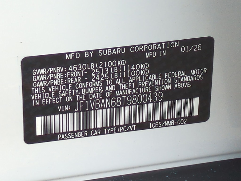 Thumbnail: 2026 Subaru WRX - 20