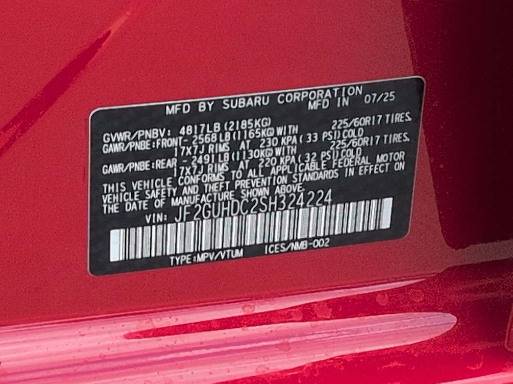 Thumbnail: 2025 Subaru Crosstrek - 18