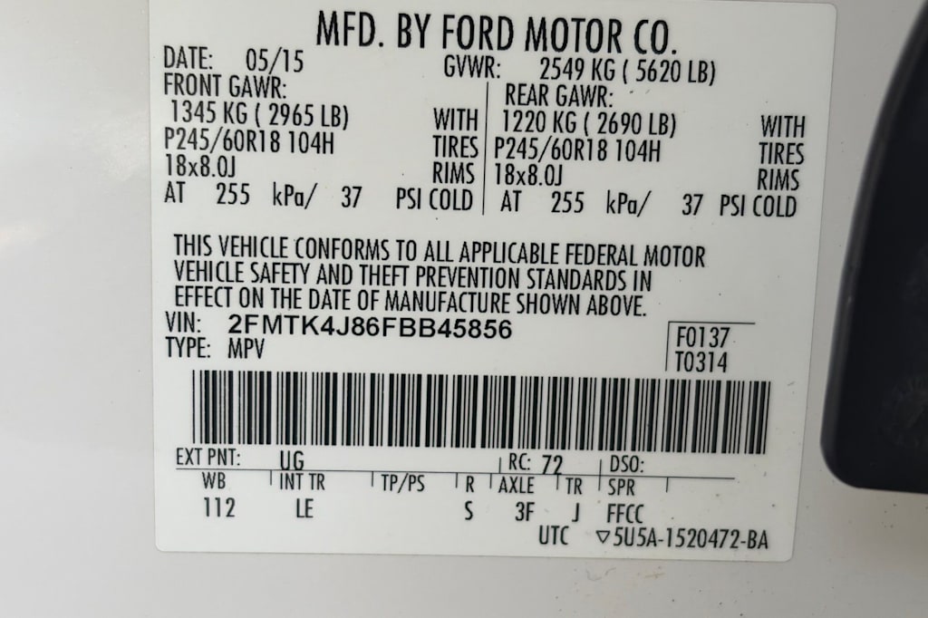 Thumbnail: 2015 Ford Edge - 16