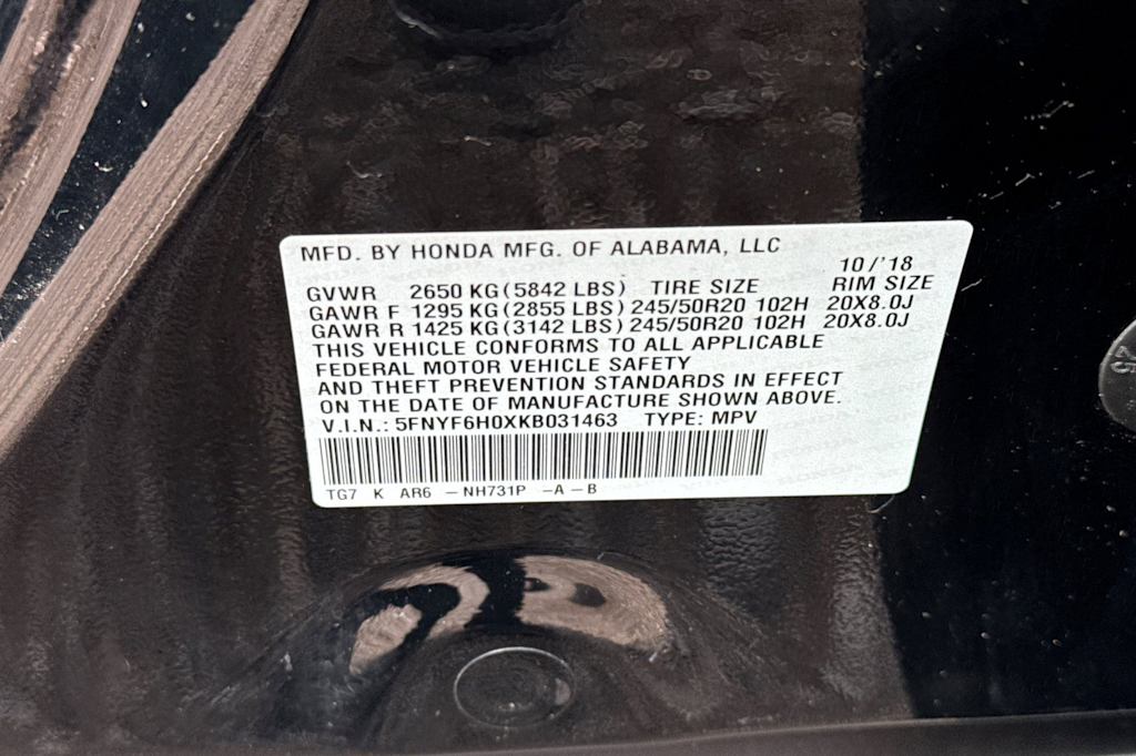 Thumbnail: 2019 Honda Pilot - 15