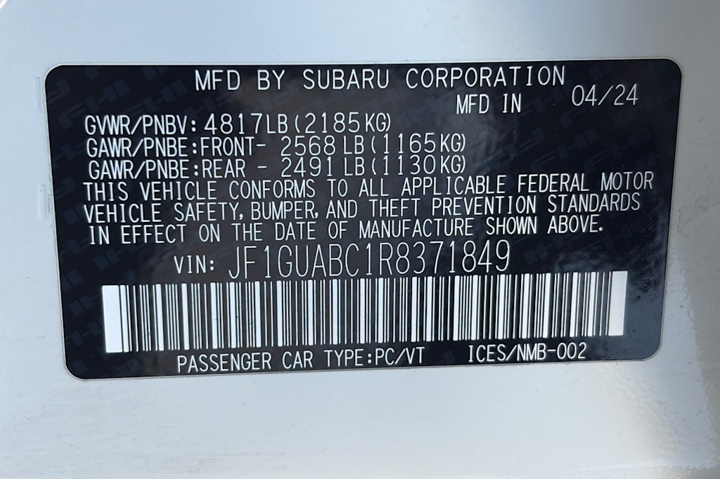 Thumbnail: 2024 Subaru Impreza - 16