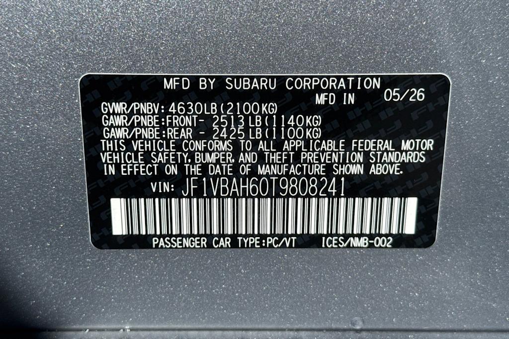 Thumbnail: 2026 Subaru WRX - 17