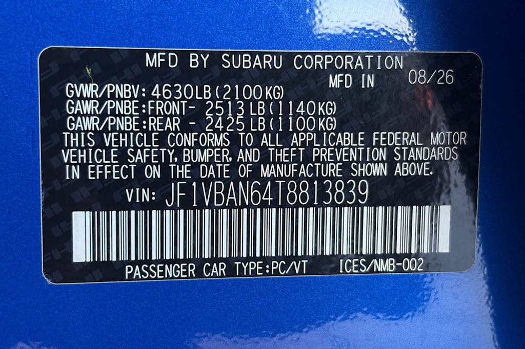 Thumbnail: 2026 Subaru WRX - 15