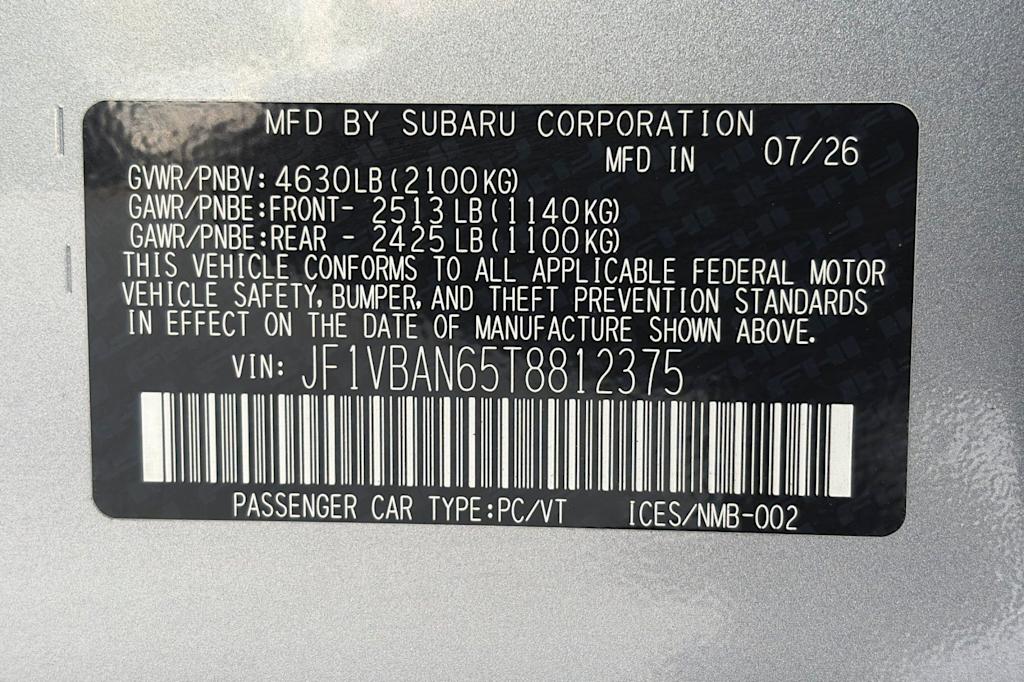 Thumbnail: 2026 Subaru WRX - 15