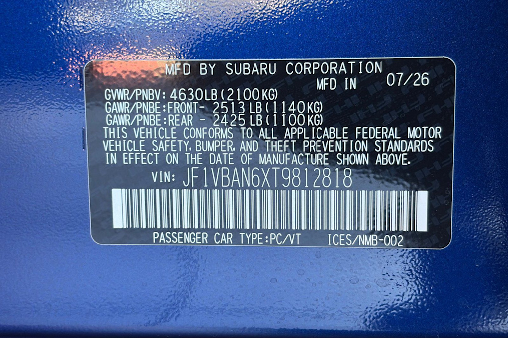 Thumbnail: 2026 Subaru WRX - 16