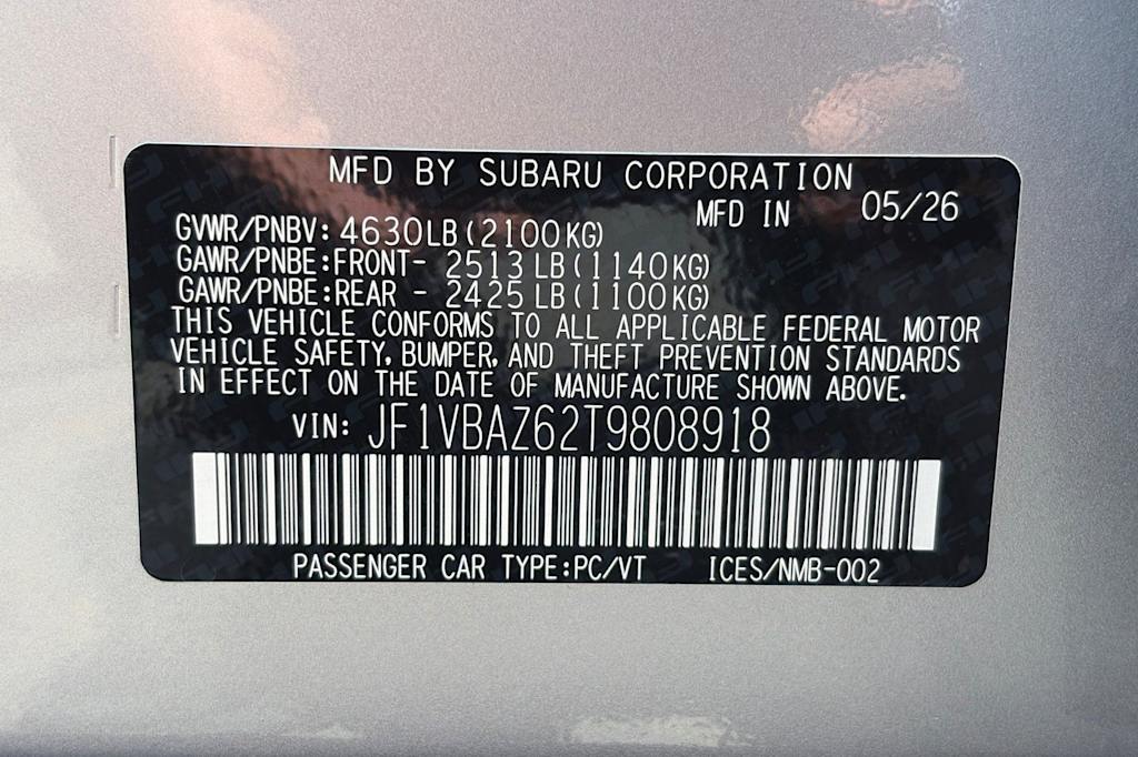 Thumbnail: 2026 Subaru WRX - 15