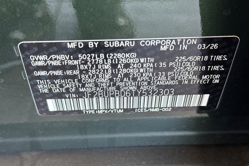 Thumbnail: 2026 Subaru Outback - 16