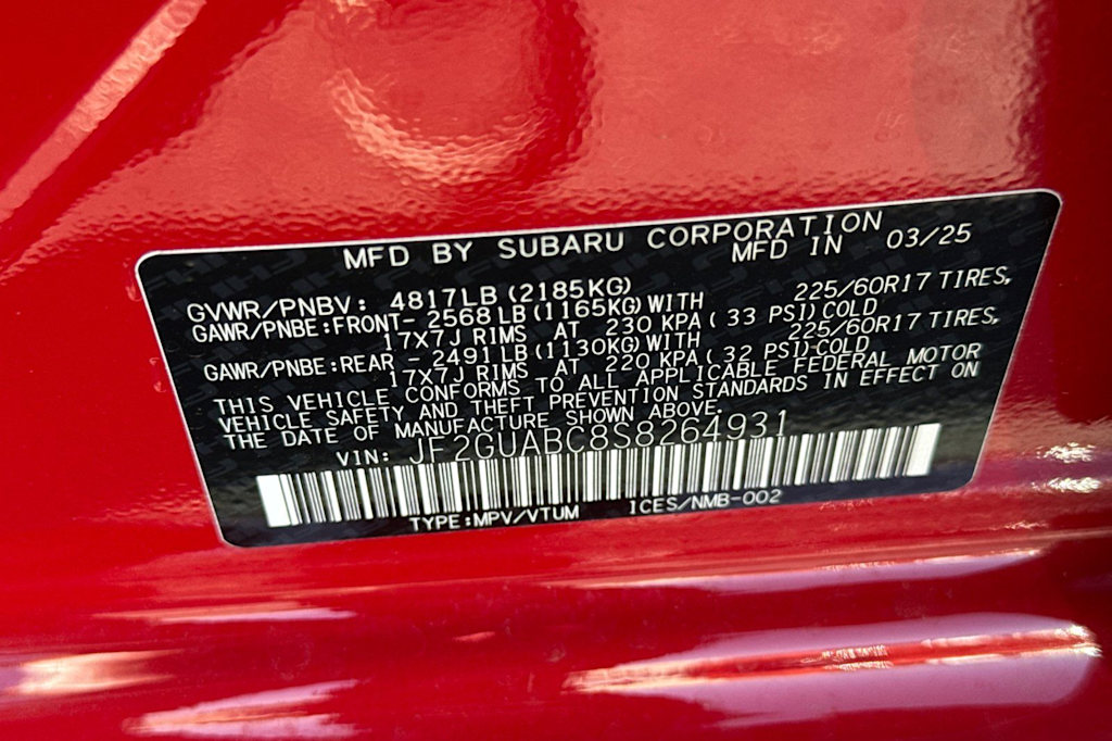 Thumbnail: 2025 Subaru Crosstrek - 16