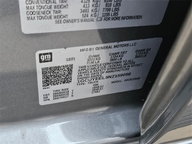 Thumbnail: 2022 Chevrolet Silverado 1500 - 16