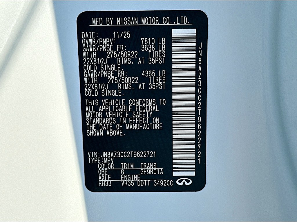 Thumbnail: 2026 INFINITI QX80 - 19