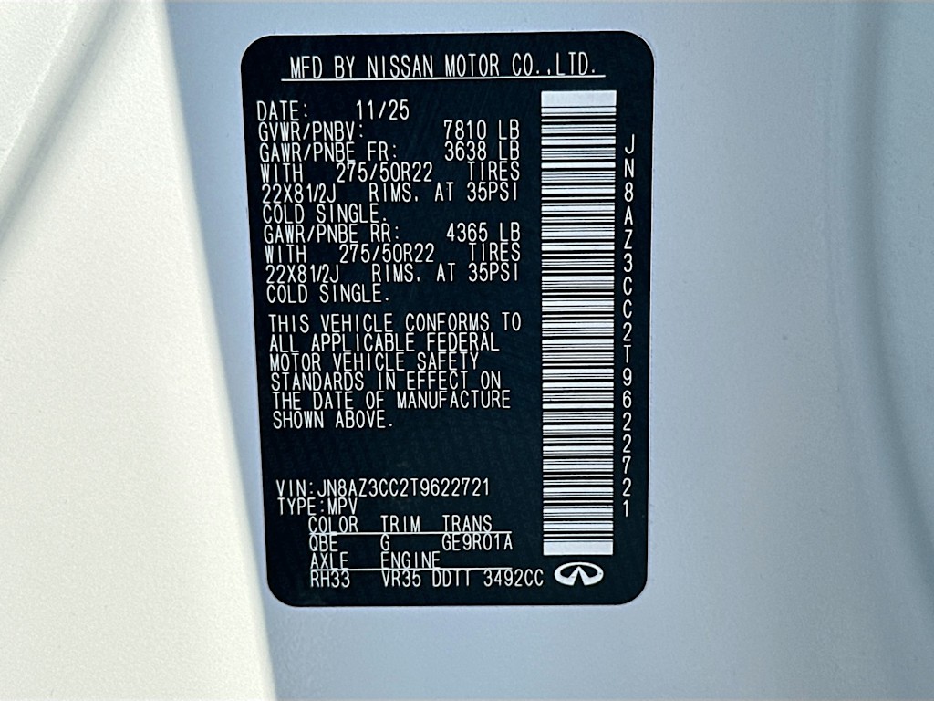 Thumbnail: 2026 INFINITI QX80 - 19