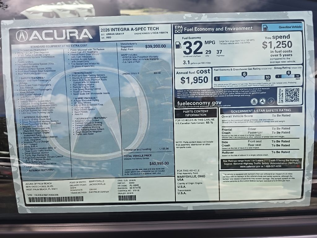 Thumbnail: 2026 Acura Integra - 16