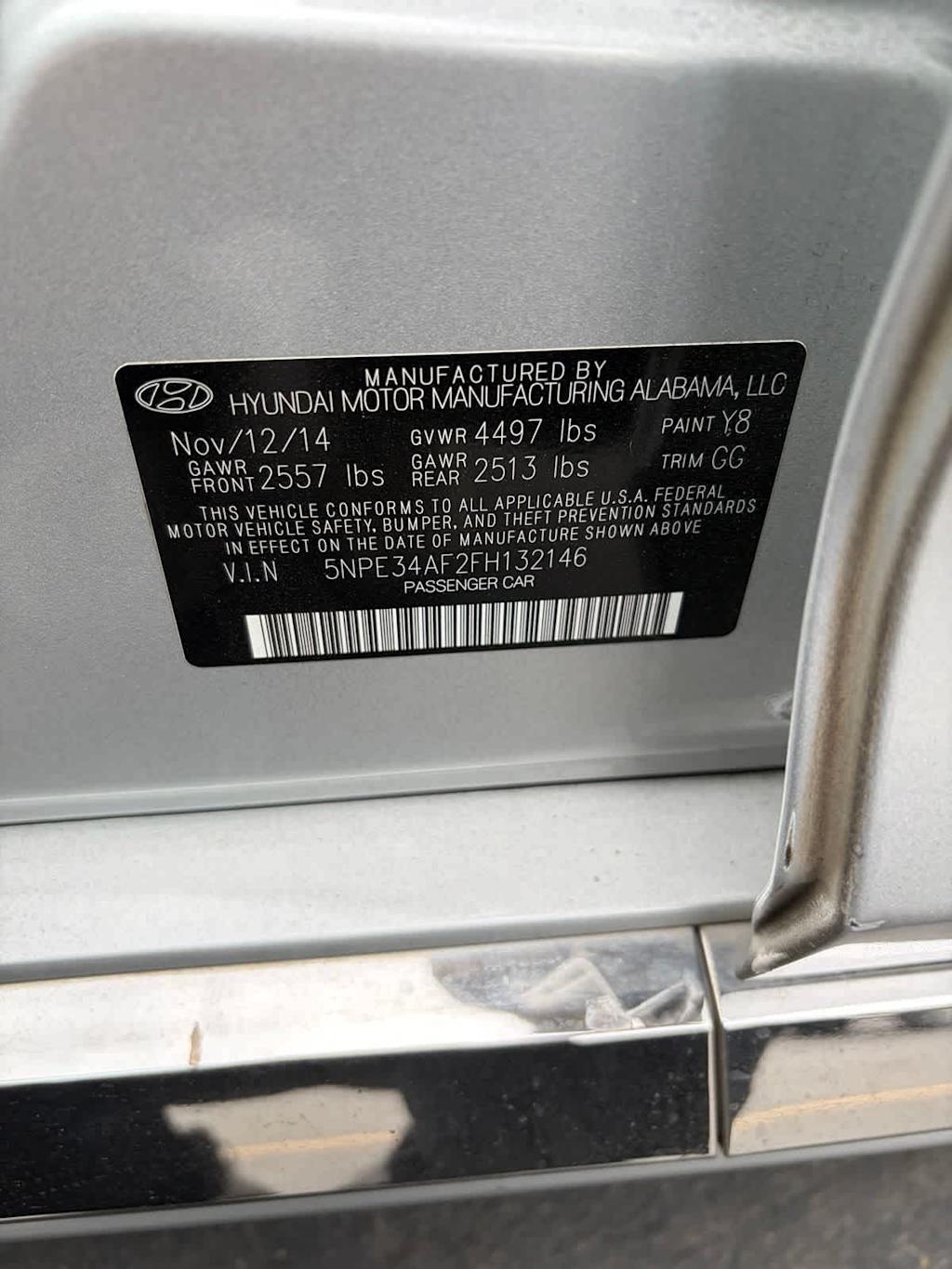 Thumbnail: 2015 Hyundai Sonata - 6