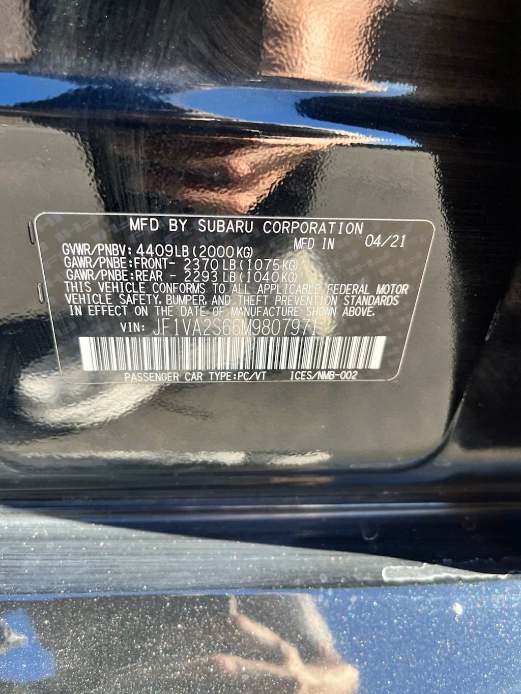 Thumbnail: 2021 Subaru WRX - 7