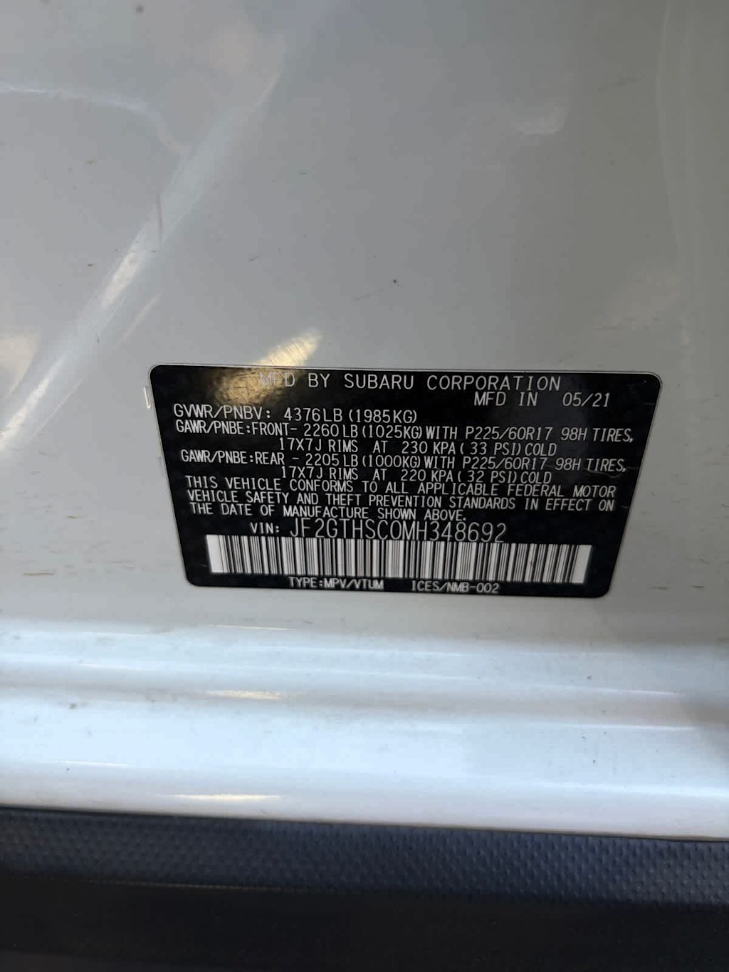 Thumbnail: 2021 Subaru Crosstrek - 7