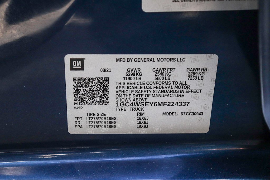 Thumbnail: 2021 Chevrolet Silverado 3500 - 38