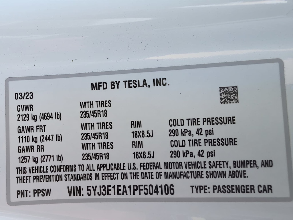 Thumbnail: 2023 Tesla Model 3 - 27