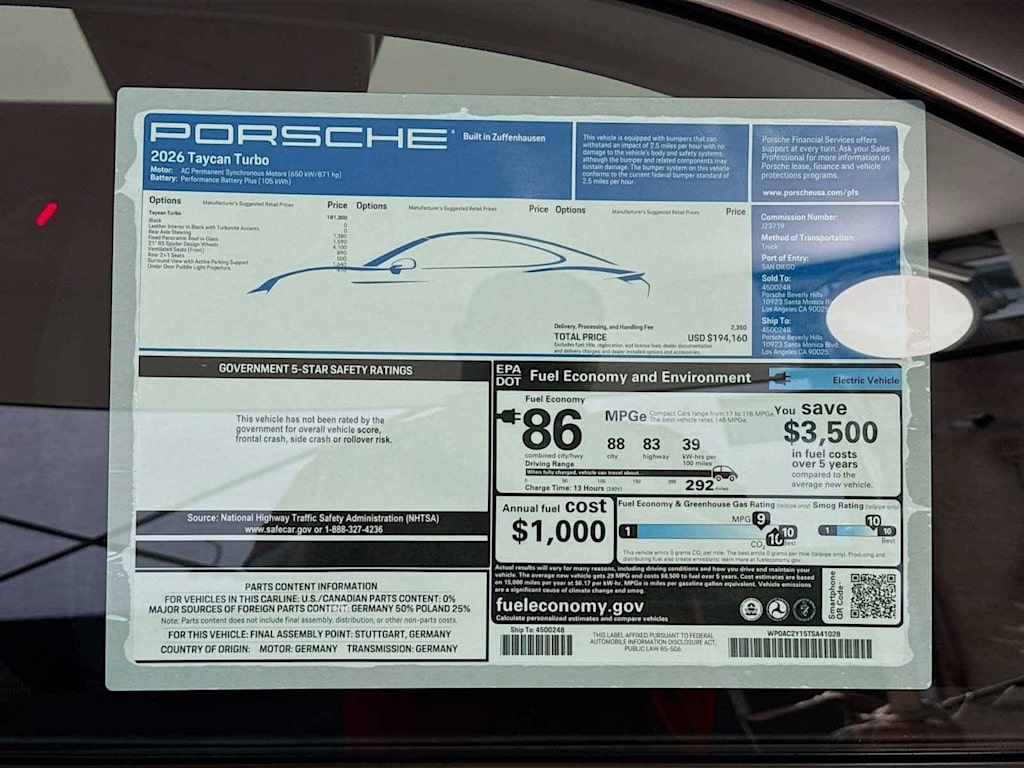 Thumbnail: 2026 Porsche Taycan - 54