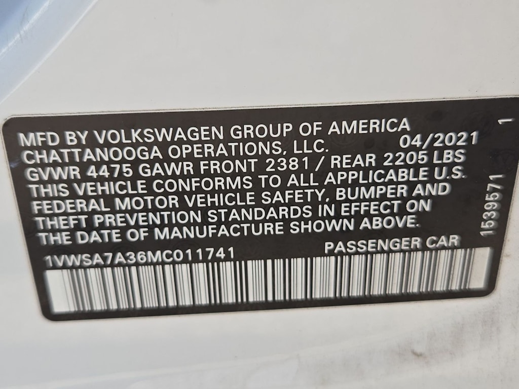 Thumbnail: 2021 Volkswagen Passat - 19